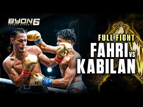 FAHRI 'THE MACHETE' ALAMSYAH VS KABILAN 'THE HUNTER' JELEVAN (BYON COMBAT SHOWBIZ VOL.6)  FREE FIGHT