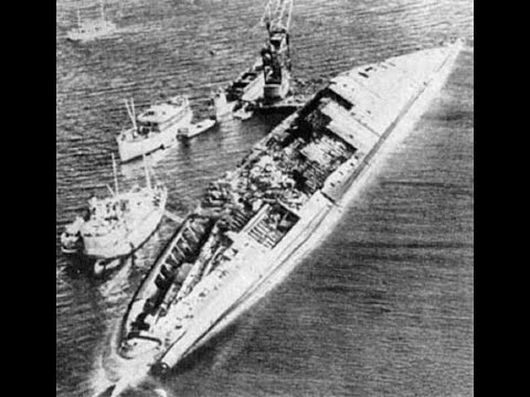 Das Wrack des Schlachtschiffs Tirpitz – gekentert und geborgen im kalten Norwegen