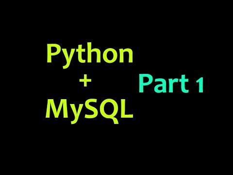 MySQL with Python and MySQLdb