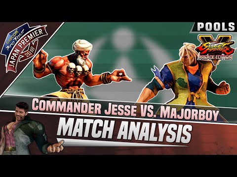 SFV AE Match Analysis: TGS Japan Premier 2018 - Commander Jesse vs. Majorboy