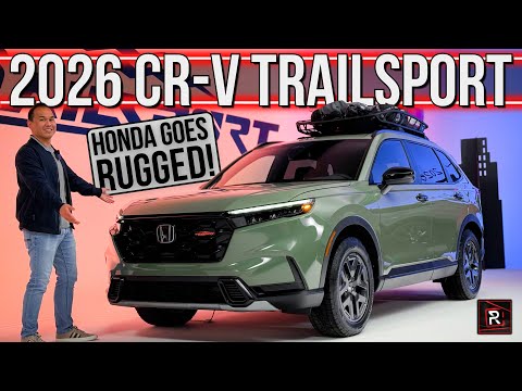 The 2026 Honda CR-V TrailSport Hybrid Is An Adventure Seeking Electrified Off-Road SUV