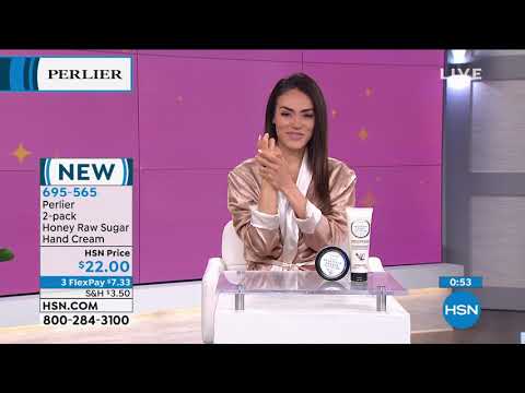 Perlier 2er-Pack Honig-Rohzucker-Handcreme