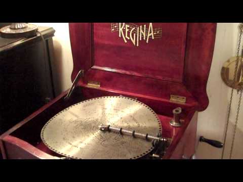 Regina Music Box Reginaphone 15inch disc, "The Nightengale Song"