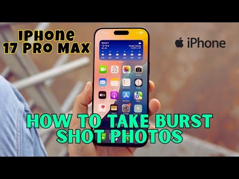 How To Take Burst Shot Photos On iPhone 17 Pro Max #latest