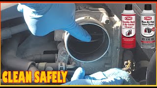 Throttle Body & Mass Airflow Sensor Cleaning Toyota Highlander