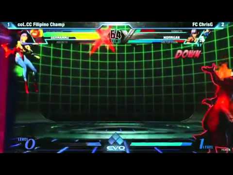 UMvC3 - A Critical Look at - EVO 2012 LOSERS FINALS - Col. CC Filipino Champ vs FC Chris G