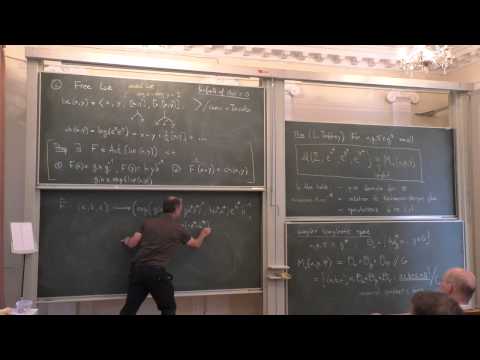 Anton Alekseev - Moduli spaces of flat connections and free Lie algebras