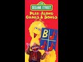 My Sesame Street Home Video Play Along Games Songs Sony Wonder Version