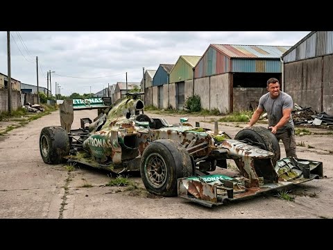 ASMR Car Restoration! Rusted 2013 Mercedes F1 W04 – Saving the World’s Most Valuable F1 Car