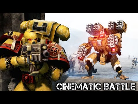 Imperial Fists vs Tau Empire - Ultimate Mod Warhammer 40,000 | Men of War: Assault Squad 2