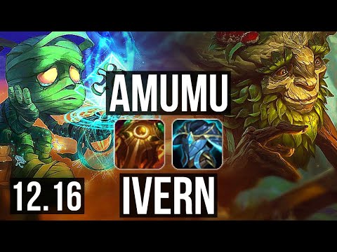 AMUMU vs IVERN (JNG) | 2.5M mastery, 2000+ games, 6/2/10 | EUW Master | 12.16