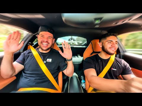 Edukof was scared by the 800 horsepower Ferrari 🐎