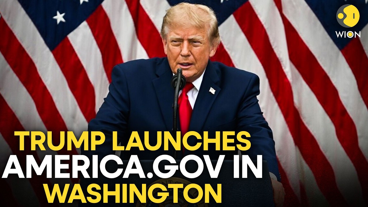 Trump LIVE: US President Launches America.gov at Washington Event | WION