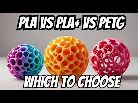 PLA vs PLA+ vs PETG: Which Should You Choose?