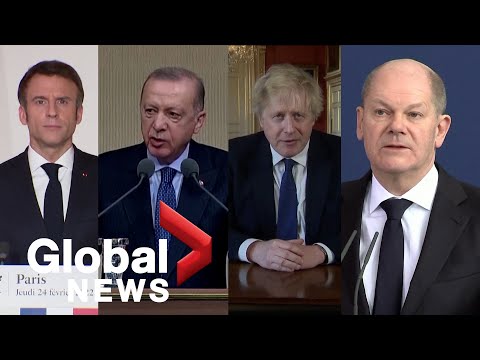 Russia-Ukraine conflict: World leaders react to Putin’s invasion, promise “firm response”