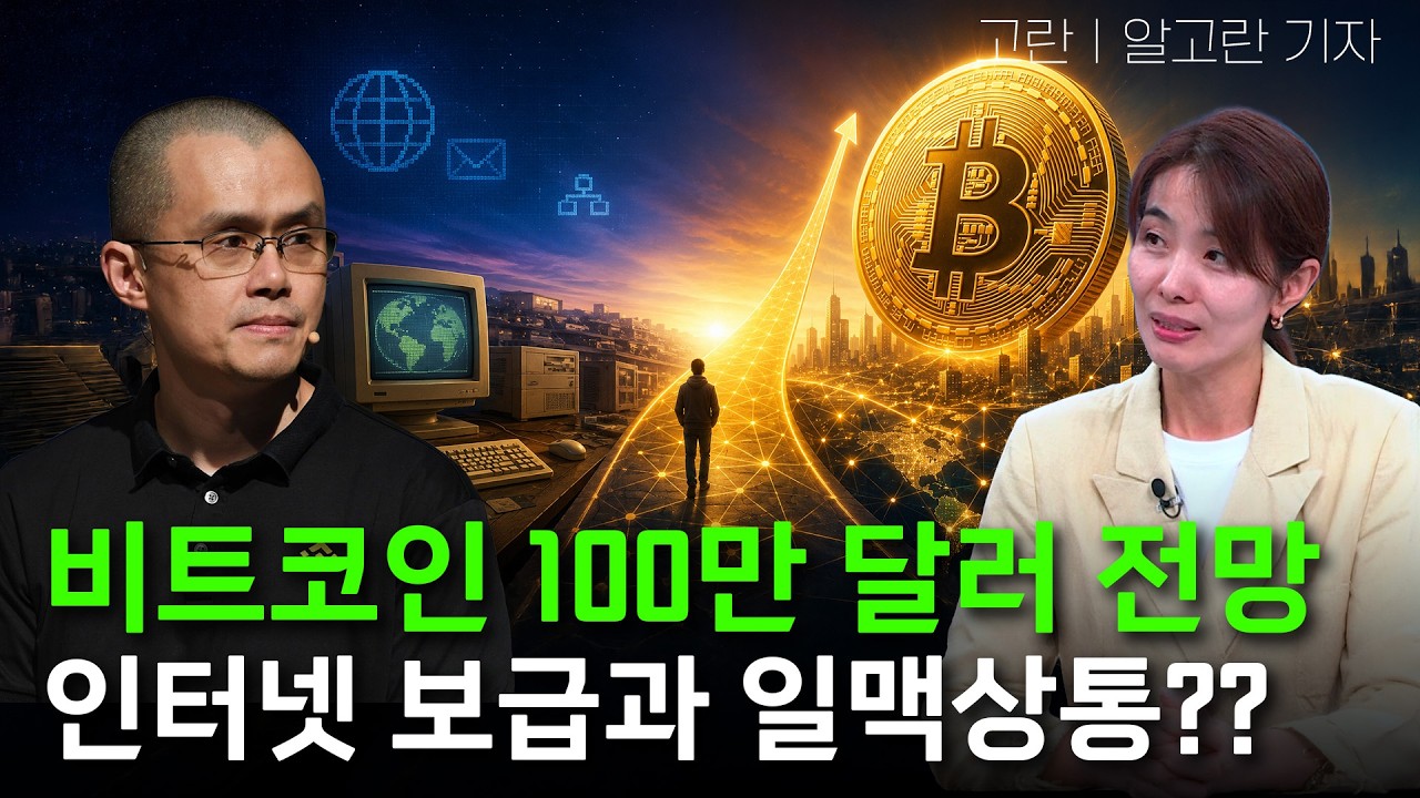 비트코인 100만 달러 전망…인터넷 보급과 일맥상통??ㅣ고란 기자ㅣ크립토랩스 Cryptolabs