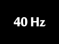 40 Hz Test Tone 10 Hours