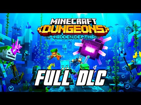 Minecraft Dungeons: Hidden Depths DLC - Full Gameplay Walkthrough (Xbox Series X)