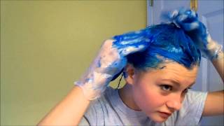 Dying my hair blue! | HeyThereImShannon