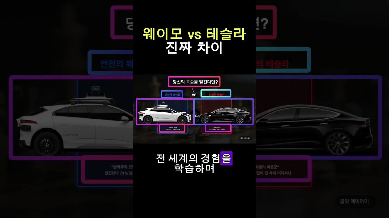 웨이모 vs 테슬라 세기의 대결  #기획자 #pm #마케터
