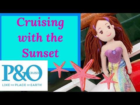 Thumbnail for P & O Pacific Explorer Cruising along with the sunset