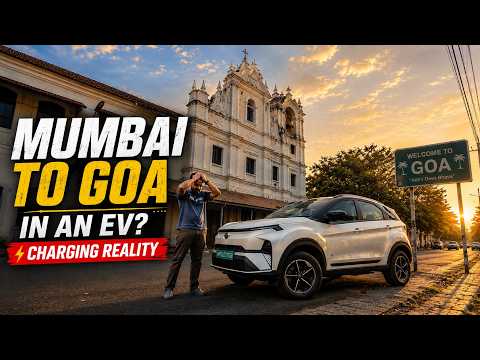 Thumbnail for Mumbai to Goa Overnight Roadtrip in Nexon EV| Stopped 3 Times by Vehicle