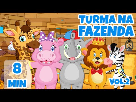 Turma na Fazenda Vol.2 - Giramille 8 min | Desenho Animado Musical