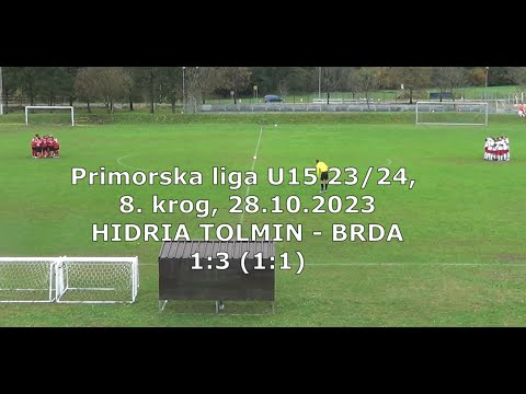 U15 Hidria Tolmin - Brda 1:3 (1:1). MNZ NG U15 23/24, 8 krog, 28.10.2023