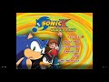 Opening To Sonic X Revenge Of The Robot 2009 DVD Israeli Hebrew Copy