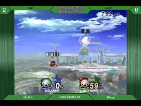 Clash Before Apex: SSBB Singles WF: Anti (green) vs Orion (red)