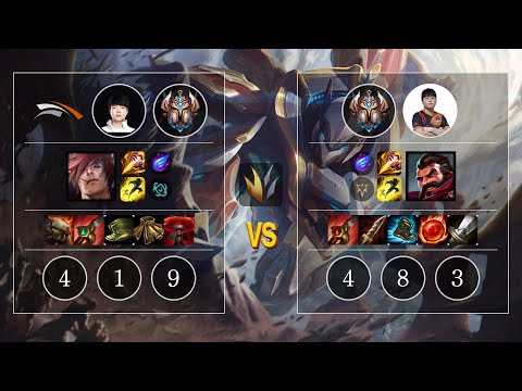 HLE Haru Sett vs Racoon Graves Jungle - KR Challenger Patch 10.11