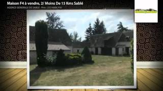 preview picture of video 'Maison F4 à vendre, 2/ Moins De 15 Kms Sablé'