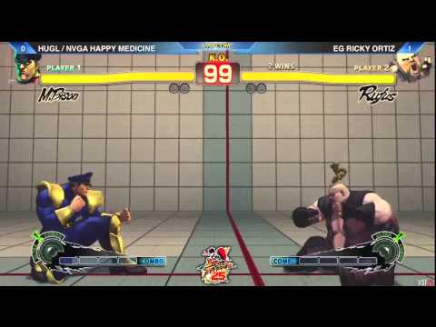 SSF4AE 2012  SF25th Anniversary Tournament - Austin TX Ricky Ortiz VS Happy Medicine WINNERS FINALS