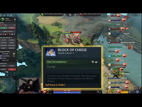 Gorgc tests New Item "Block of Cheese" that gives +500 HP Barrier