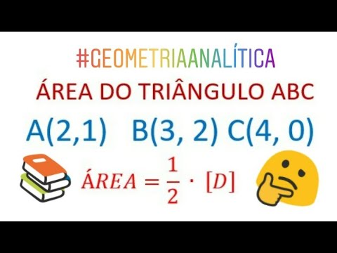 ÁREA DO TRIÂNGULO - GEOMETRIA ANALÍTICA