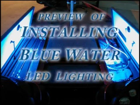 Installing Blue Water LED Lighting - How to install led strip lights