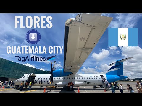 TRIPREPORT | Tag Airlines (ECONOMIA) | ATR-72 | Flores - Cidade da Guatemala