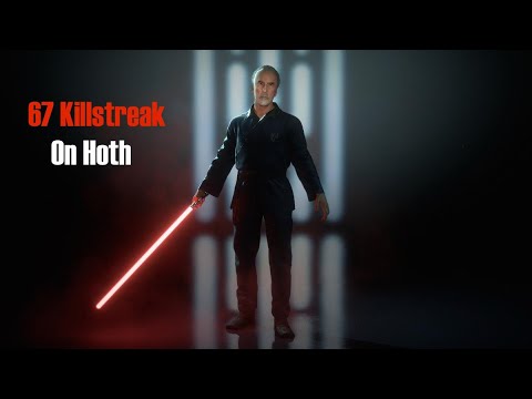 Star Wars Battlefront 2 Count Dooku 67 Killstreak (Hoth)