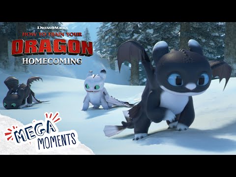 Story of the Dragons 🐉🎄| How To Train Your Dragon: Homecoming | Extended Preview | Mega Moments
