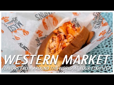 The best place to eat in Washington DC's - Western Market where the world's taste comes to you.