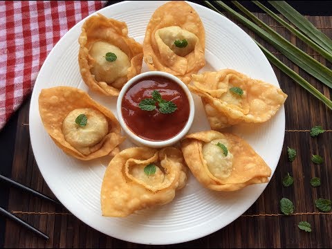 চিকেন অনথন ॥ Perfect Fried Wonton Recipe ॥ Bangladeshi Chinese Restaurant Style Wonton Recipe