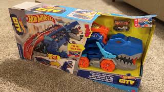 Hot Wheels T-Rex Transporter (Toy Review)