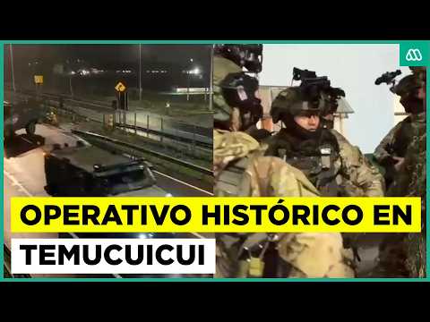 Operativo histórico en Temucuicui: tres detenidos por atentado incendiario
