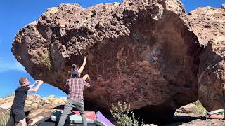 Video thumbnail of The Misadventures of Captain Stabbums, V9. Superstition Mountains