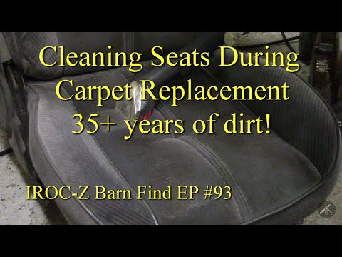 Thumbnail for Cleaning the Seat Upholstery with Carpet Cleaning Extractor Machine - IROC-Z Barn Find EP 93 by SEAT, Car
