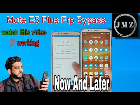 All Motorola Moto E5 /E5:Plus / E5 Play FRP Bypass |without PC