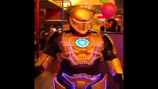 Mandroid does the walk