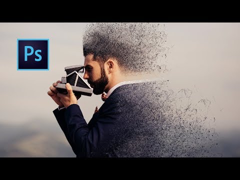Dispersion Effect Using Brush | Photoshop Tutorial