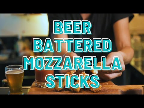 The Fat Chap | Beer Battered Mozzarella Sticks with 254 Brewing Co. Golden Rump | THE iN NETWORK