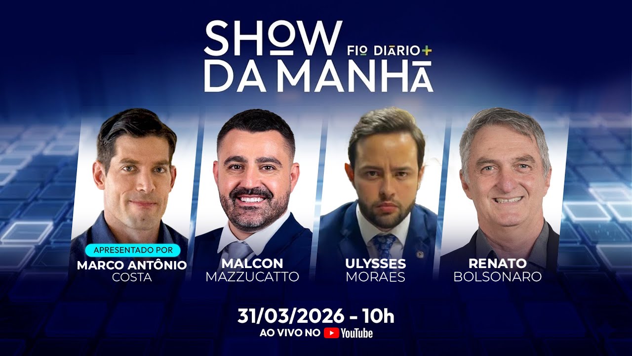 SHOW DA MANHÃ - MORAES USA BOLSONARO PARA OCULTAR CASO MASTER - 31/03/2026